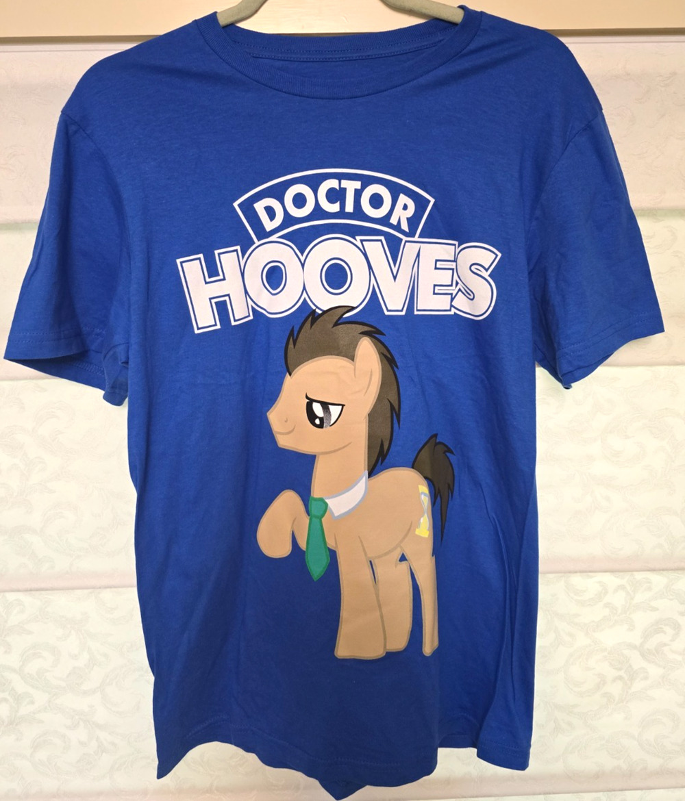 My Little Pony Doctor Hooves Blue Graphic T Shirt NEW Hot Topic Small MLP